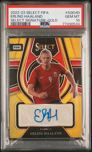 Erling Haaland 2022 Panini Seleziona FIFA Oro /10