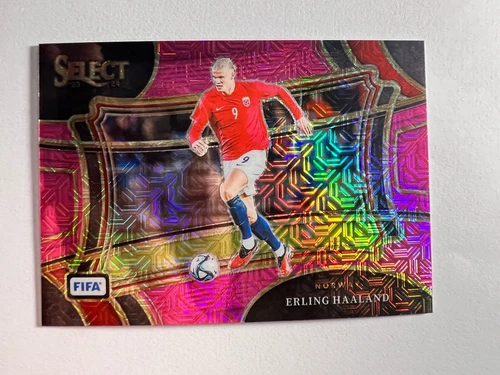Erling Haaland 2023 Panini Seleziona FIFA Rosa Mojo Prizm /199