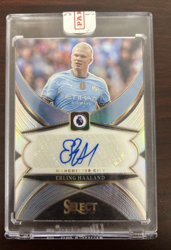Erling Haaland 2024 Panini Seleziona Premier League Calcio Prizm Argento