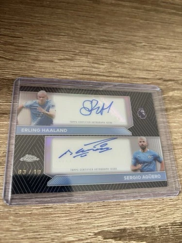 Erling Haaland / Sergio Aguero 2026 Topps Chrome /10