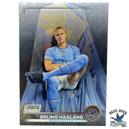 Erling Haaland 2022 Topps Stadium Club Chrome