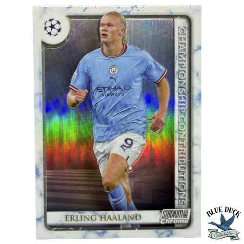Erling Haaland 2023 Panini Stadium Club Chrome