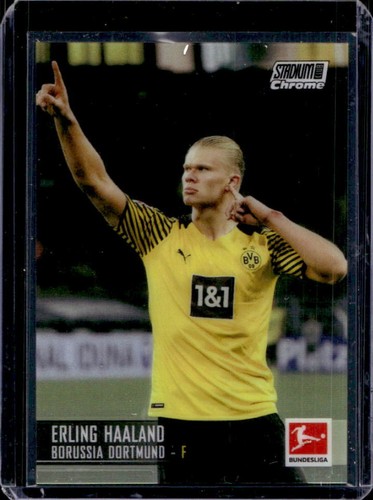 Erling Haaland 2021 Topps Stadium Club Chrome