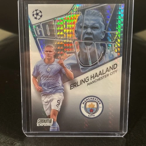Erling Haaland 2023 Topps Stadium Club Prism /199