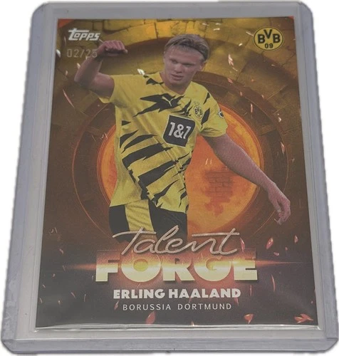 Erling Haaland 2025 Topps Talent Force /25