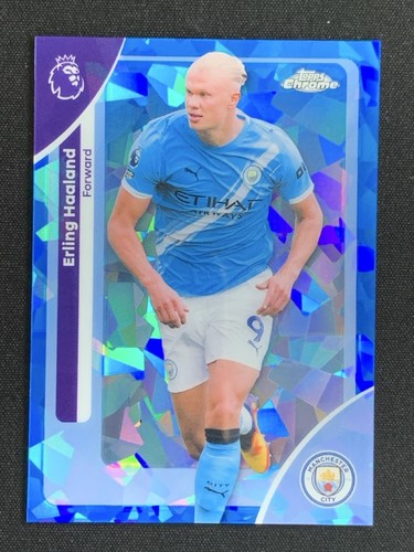 Erling Haaland 2025 Topps Chrome Sapphire #125