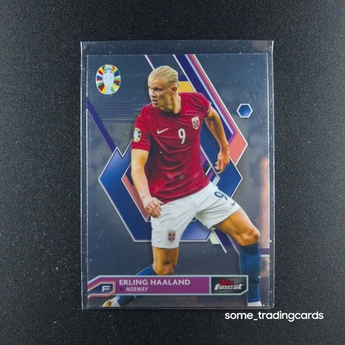 Erling Haaland 2024 Topps Finest Road to UEFA EURO 2024