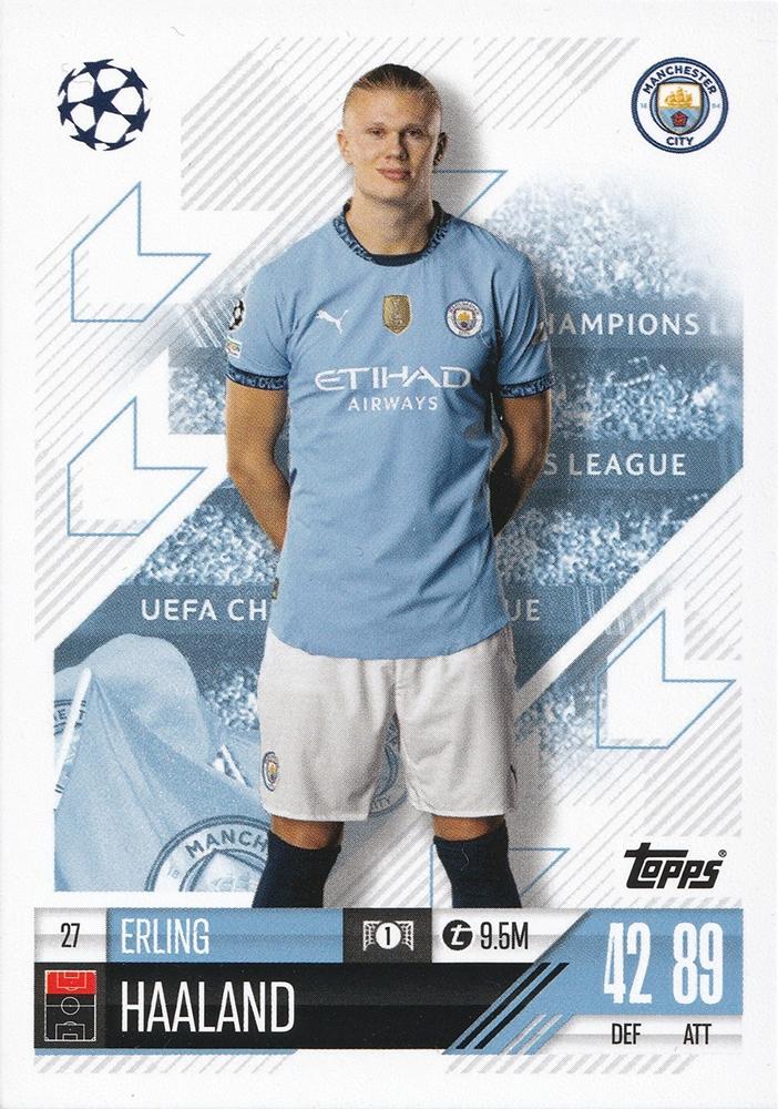 Erling Haaland 2024 Topps Match Attax UEFA Club Competitions