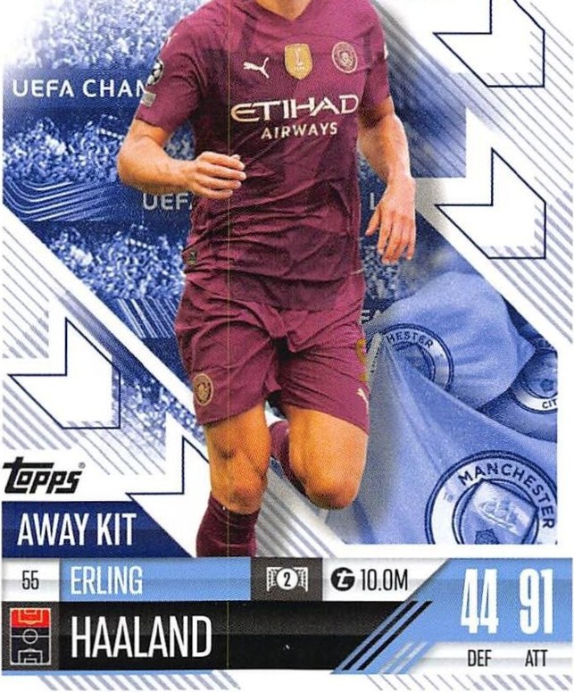 Erling Haaland 2024 Topps Match Attax UEFA Club Competitions Extra