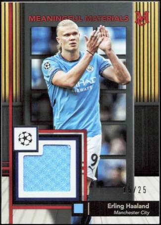 Erling Haaland 2024 Topps Museum Collection UEFA Club Competitions