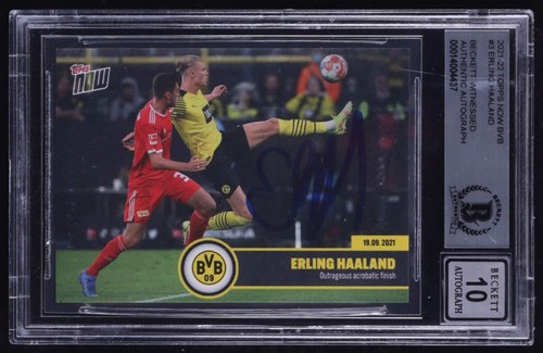 Erling Haaland 2021 Topps Now