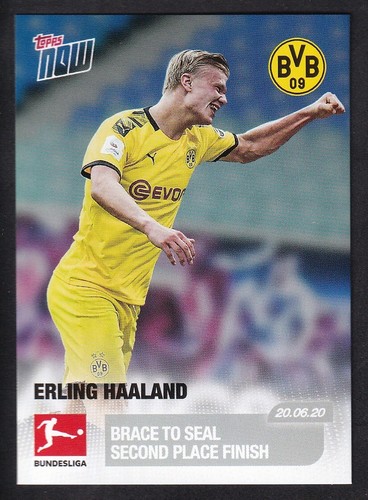 Erling Haaland 2019 Topps Now Bundesliga 184