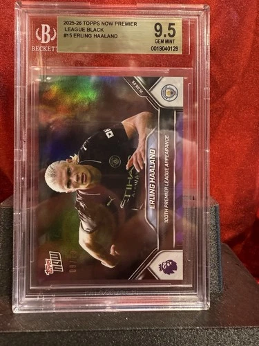 Erling Haaland 2025 Topps Now NERO /10