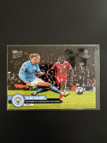 Erling Haaland 2022 Topps Now UEFA Champions League