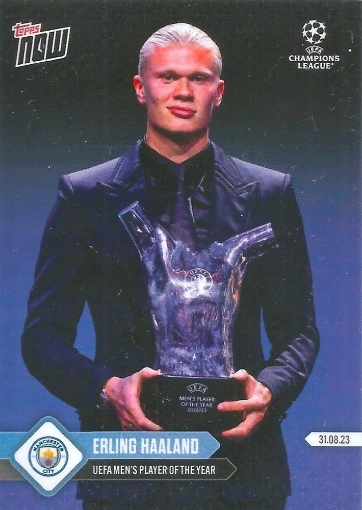 Erling Haaland 2023 Topps Now UEFA Champions League