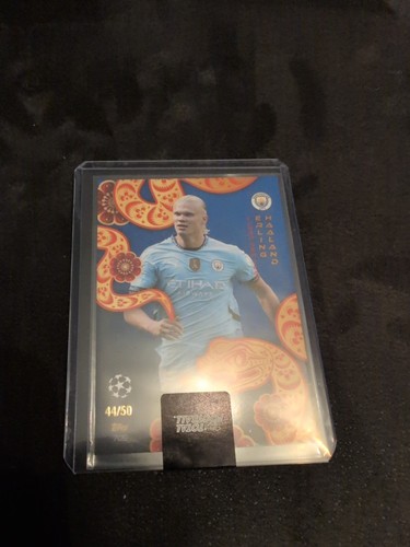 Erling Haaland 2024 Topps Total Football Blue /50