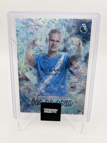 Erling Haaland 2025 Topps Total Football White Ice /99