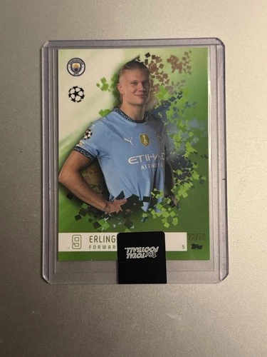 Erling Haaland 2024 Topps Total Green /75