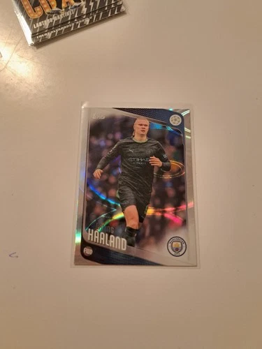 Erling Haaland 2025 Topps UCC Flagship Raindrop /25