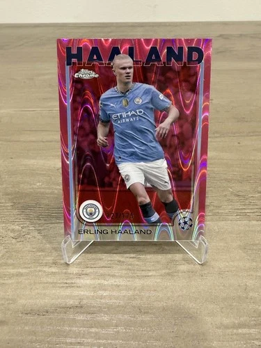 Erling Haaland 2024 Topps UCC Rosa Onda /175