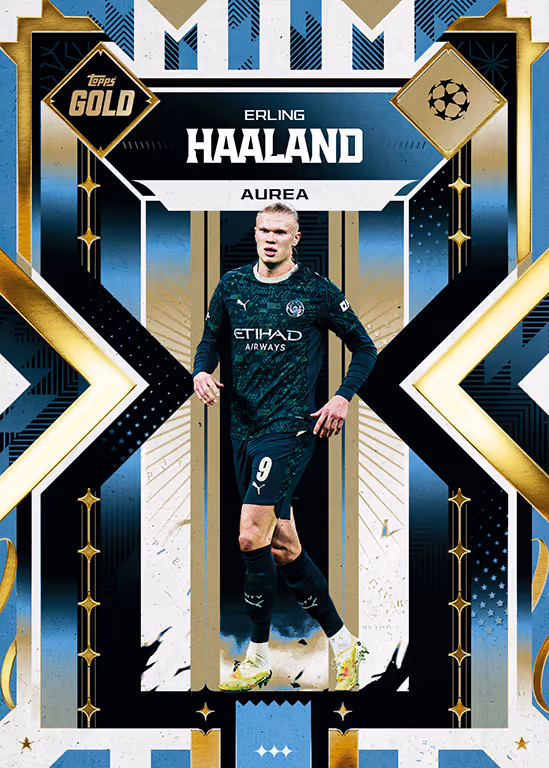 Erling Haaland 2025 Topps UEFA 8B-5