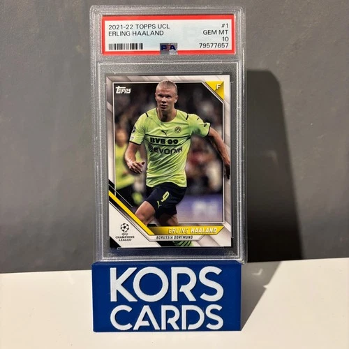 Erling Haaland 2021 Topps UEFA Champions League