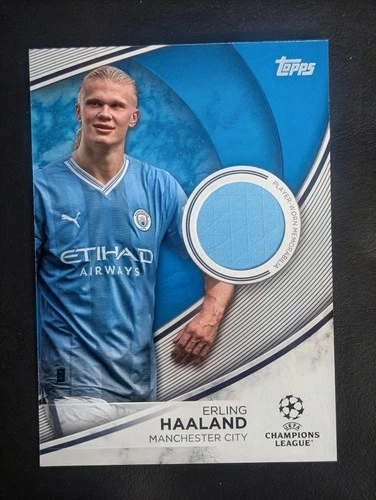 Erling Haaland 2024 Topps UEFA Club Competitions Blue /99