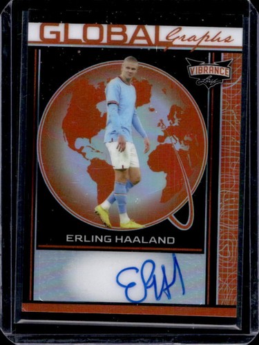 Erling Haaland 2023 Leaf Vibrance Prismatic Orange /6