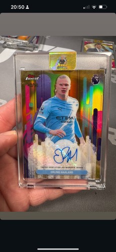 Erling Haarland 2026 Topps Finest /50