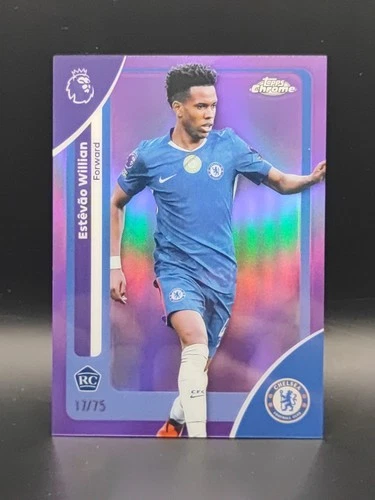 Estevao Willian 2026 Topps Chrome Pink Laminate /75