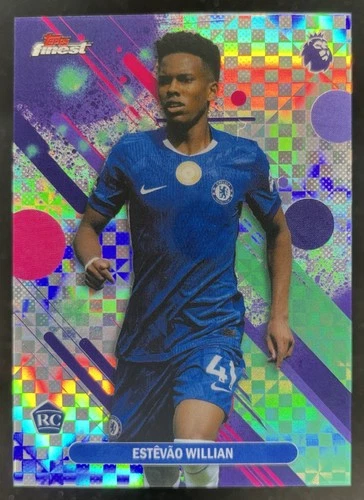 Estevao Willian 2026 Topps Finest Checkerboard Refractor