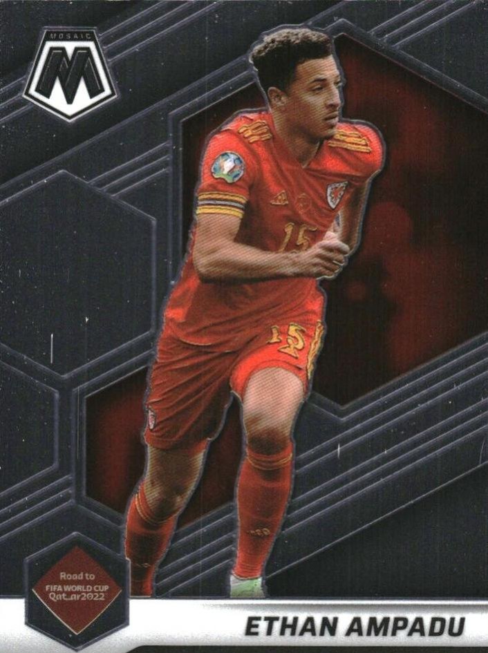 Ethan Ampadu 2021 Panini Mosaic Road to FIFA World Cup