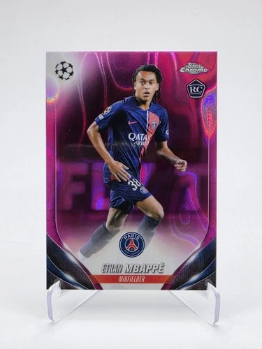 Ethan Mbappe 2023 Topps Chrome Pink Lava /91