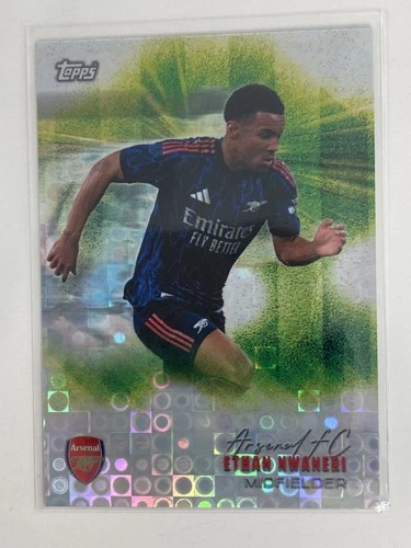Ethan Nwaneri 2025 Topps Arsenal Team Set