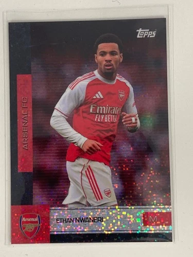 Ethan Nwaneri 2025 Topps Arsenal Team Set