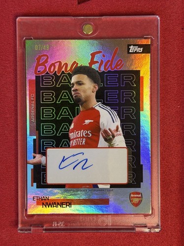 Ethan Nwaneri 2026 Topps Arsenal Team Set /49