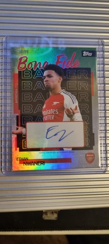Ethan Nwaneri 2025 Topps Arsenal Team Set /99