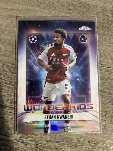 Ethan Nwaneri 2025 Topps Champions League
