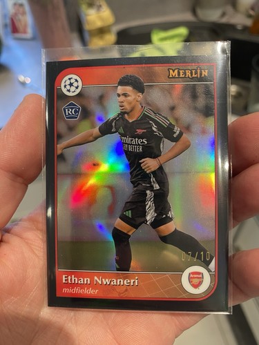 Ethan Nwaneri 2024 Topps Chrome Black /10