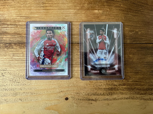 Ethan Nwaneri 2024 Topps Chrome Black Lazer