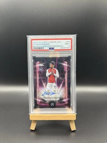 Ethan Nwaneri 2024 Topps Chrome Black Lazer /75