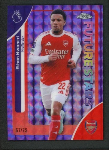 Ethan Nwaneri 2026 Topps Chrome Geometric /75