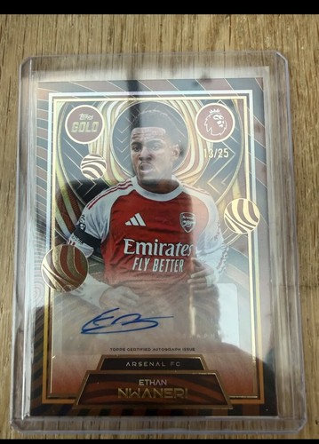 Ethan Nwaneri 2025 Topps Chrome Gold 13/25