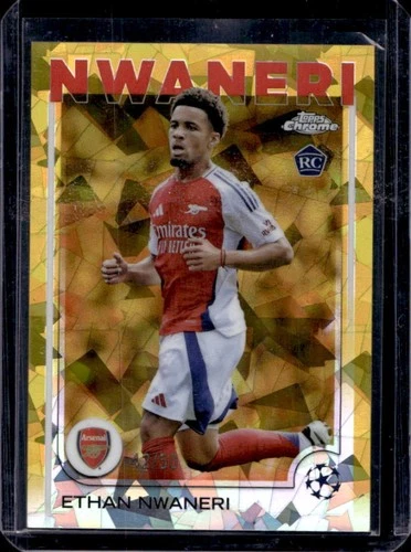 Ethan Nwaneri 2024 Topps Chrome Gold /50