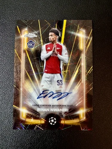 Ethan Nwaneri 2024 Topps Chrome Gold /50