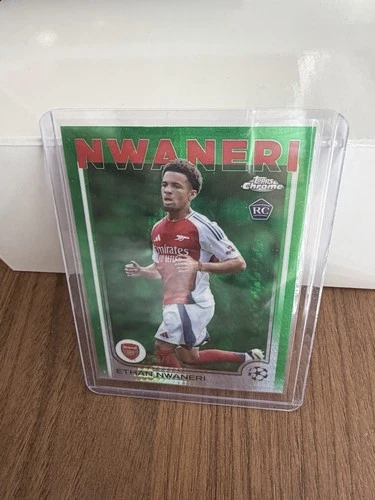 Ethan Nwaneri 2024 Topps Chrome Green Refractor /99