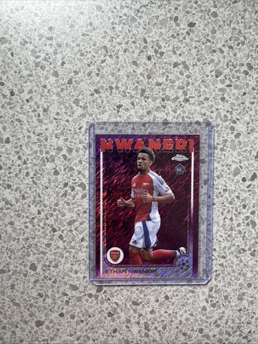 Ethan Nwaneri 2024 Topps Chrome Magenta Shimmer