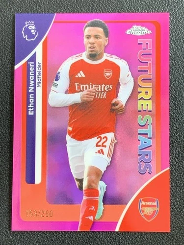Ethan Nwaneri 2025 Topps Chrome Pink /250