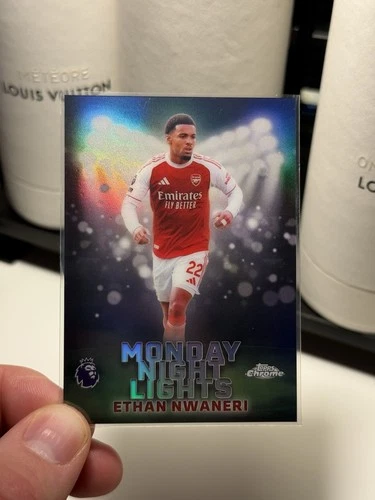 Ethan Nwaneri 2026 Topps Chrome Premier League