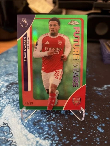 Ethan Nwaneri 2026 Topps Chrome Premier League 28/99